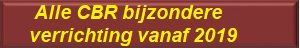 Alle CBR bijzondere verrichting van maart 2019